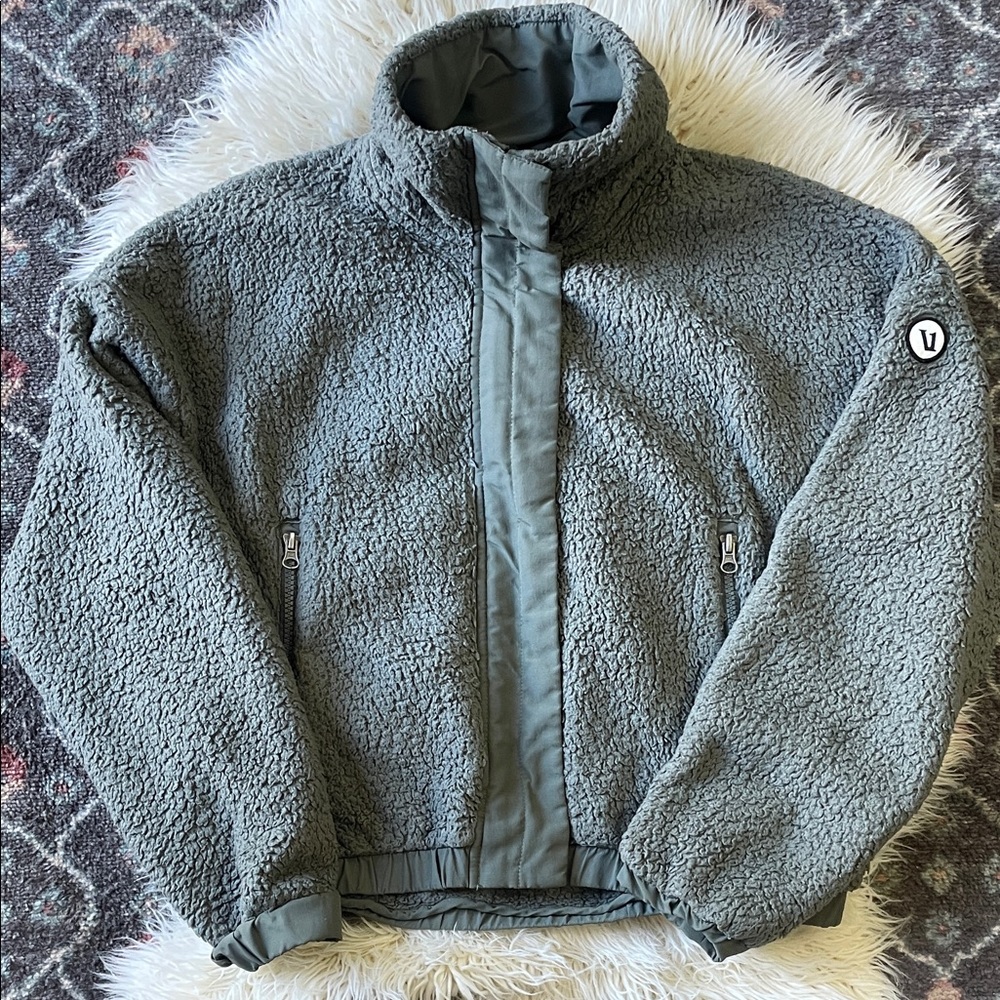 Vuori  Green Fleece Zip Jacket